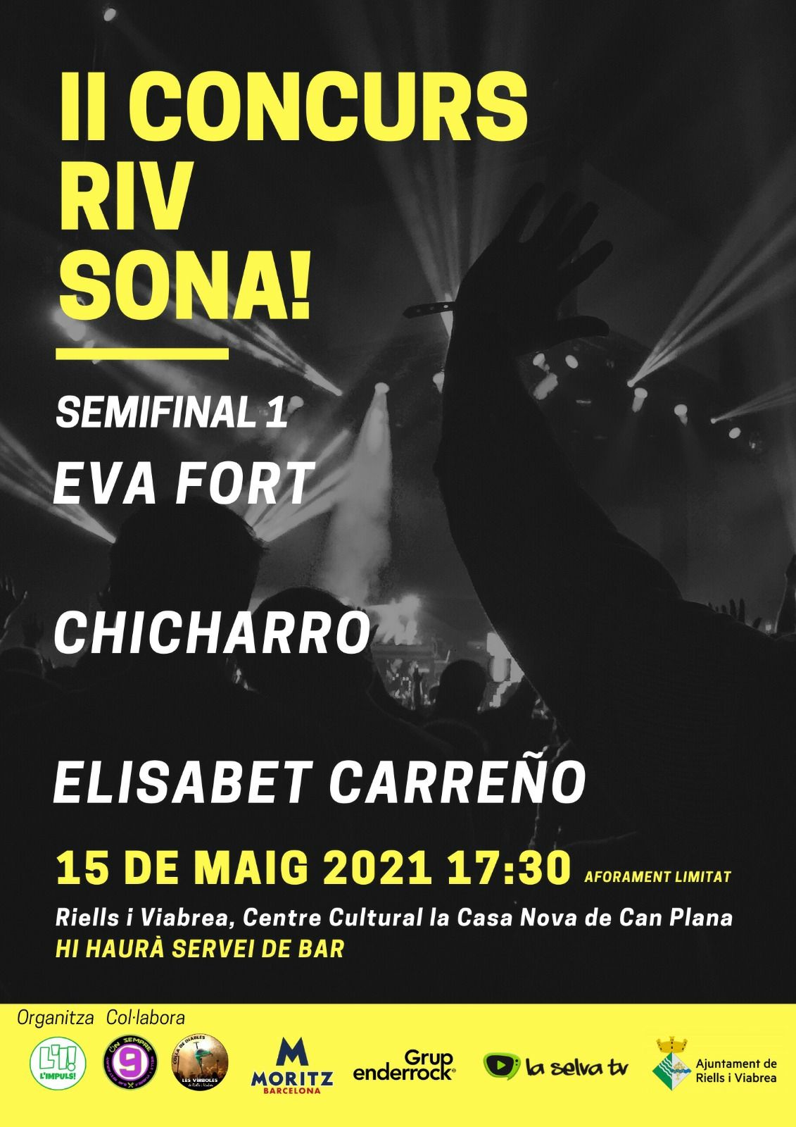 Concert de Chicharro, Elisabet Carreño, Eva Fort  - 2a edició RIV Sona