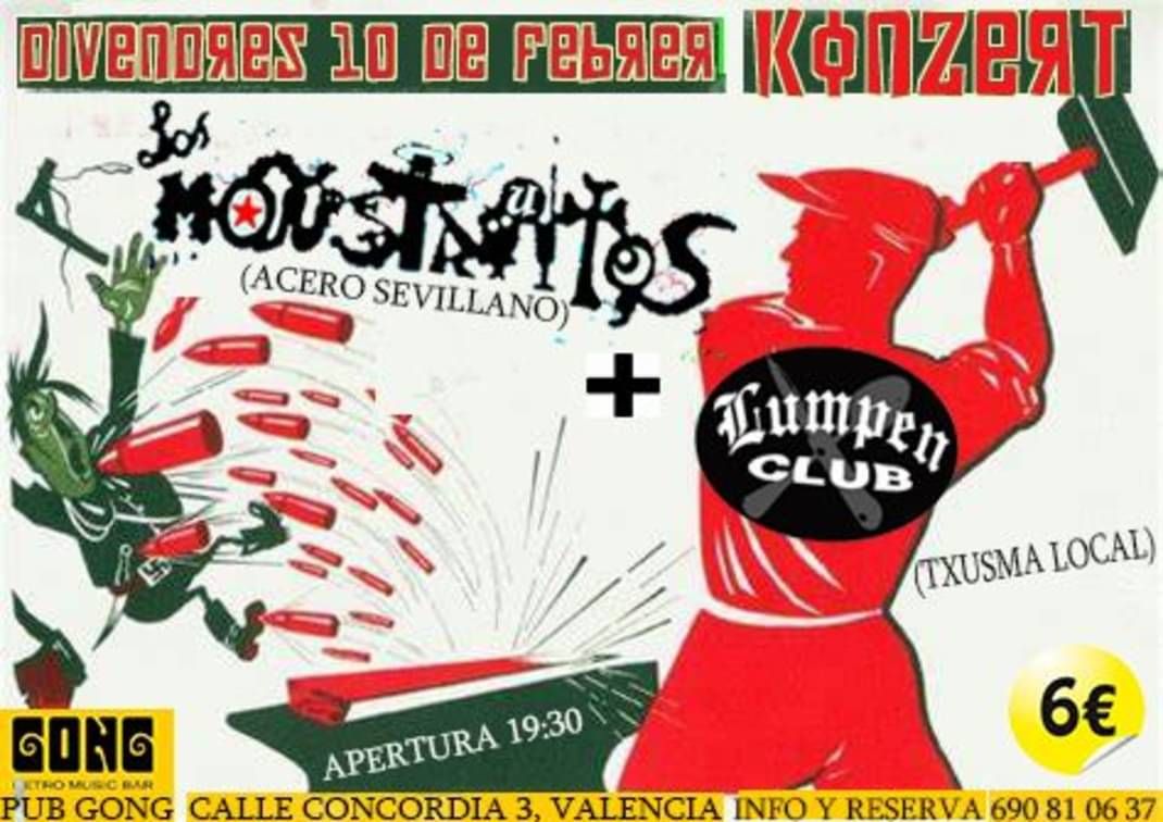Concert de Los Monstruitos, Lumpen Club  - Los Monstruitos + Lumpen Club en concert